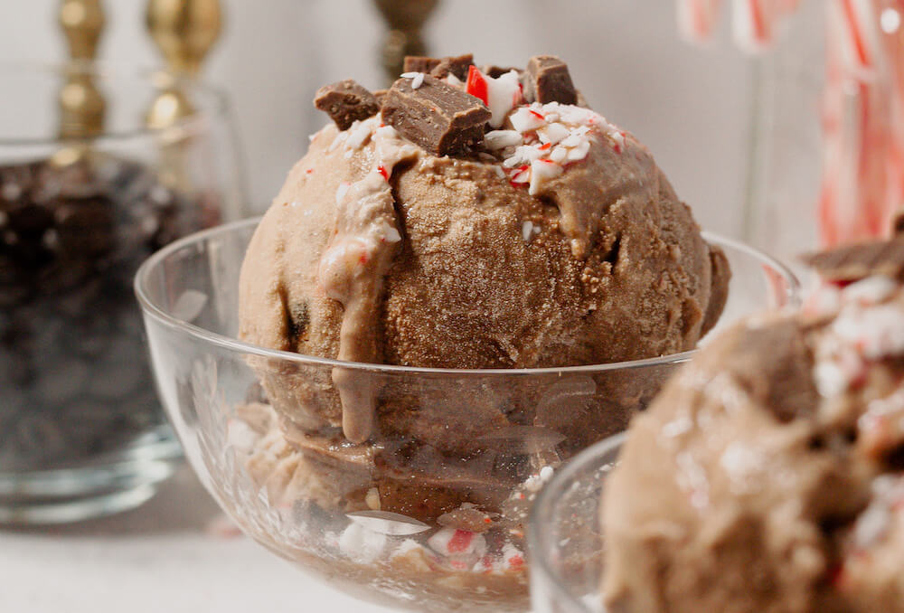 Candy Cane Ice Cream in a Bag Recipe